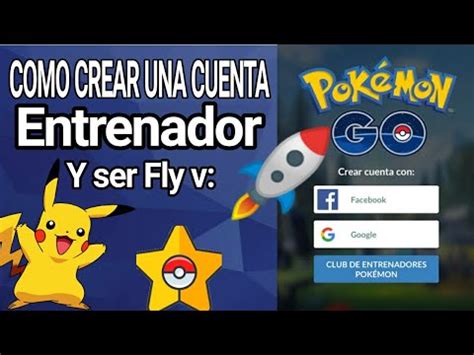 crear cuenta entrenador pokémon.